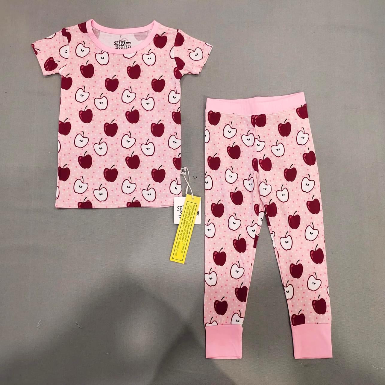 Apples 2 piece short sleeve PJ
