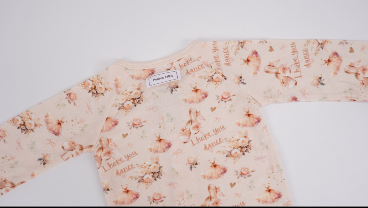 I hope you dance long sleeve 2 piece pajamas