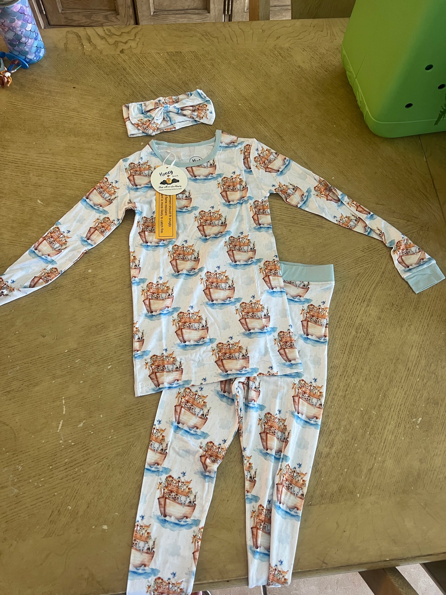 Blue Noah’s Ark 2 piece PJ